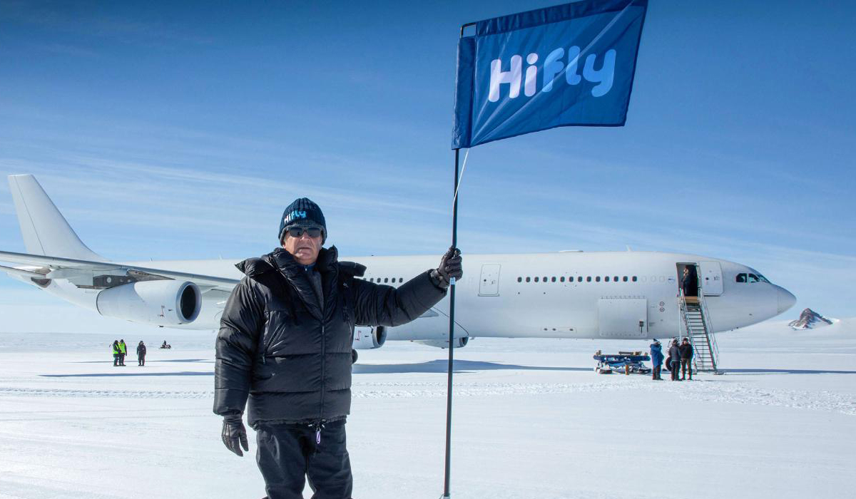 Airbus A340 plane lands on Antarctica for first time